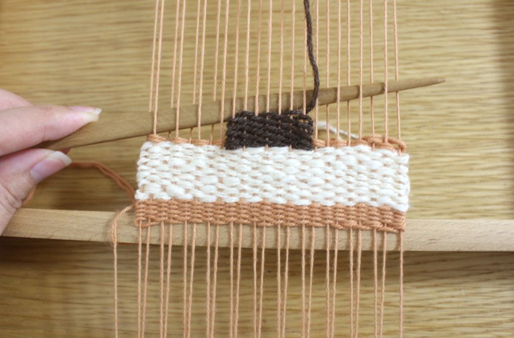 ショップ 手織り 手織り機 グラデーションコースター イエロー 5点Set キッチン雑貨